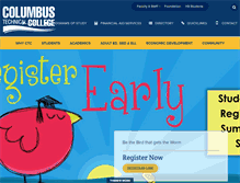 Tablet Screenshot of columbustech.edu